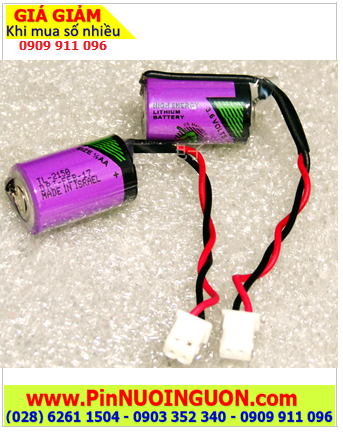 Tadiran TL-2150 (Zắc cắm trắng); Pin nuôi nguồn Tadiran TL-2150 lithium 3.6v 1/2AA 1000mAh chính hãng